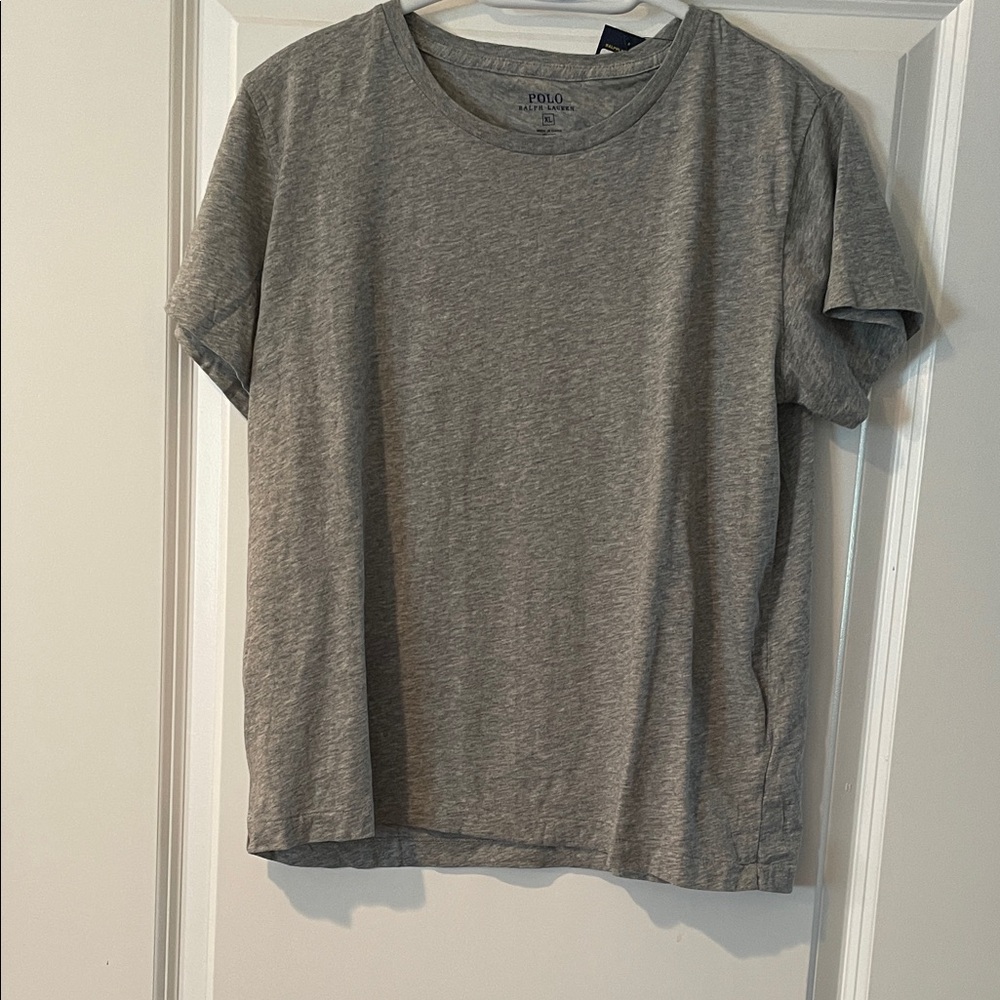 Ralph Lauren Heather Gray Crewneck Tee